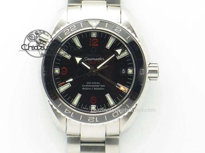 0801 Durable Planet Ocean Professional Ceramic Bezel 42mm 1:1 MK Best Edition Silver Markers On SS Bracelet A 8085